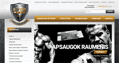Desktop Screenshot of aonesport.lt